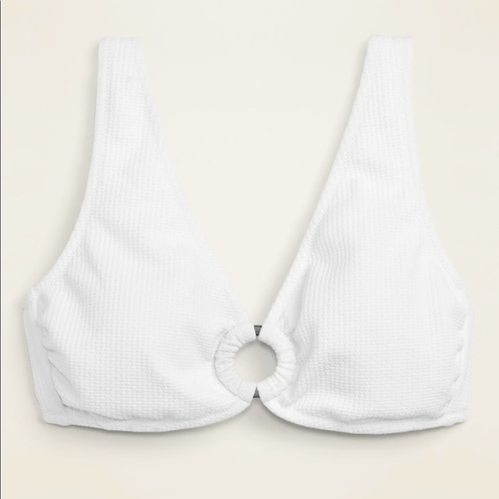 Texured old navy swim top